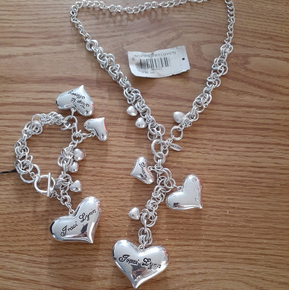 Traci Lynn Inspired by Love n Necklace & Bracelet - Picture 2 of 4